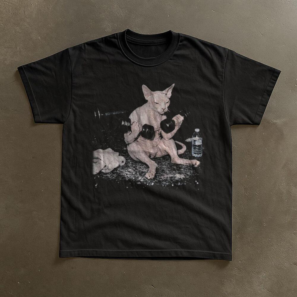 Gildan Kawaii Glitch Cat Aesthetic  Graphic T-Shirt
